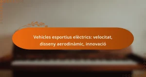 Vehicles esportius elèctrics: velocitat, disseny aerodinàmic, innovació