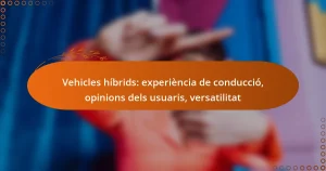 Vehicles híbrids: experiència de conducció, opinions dels usuaris, versatilitat